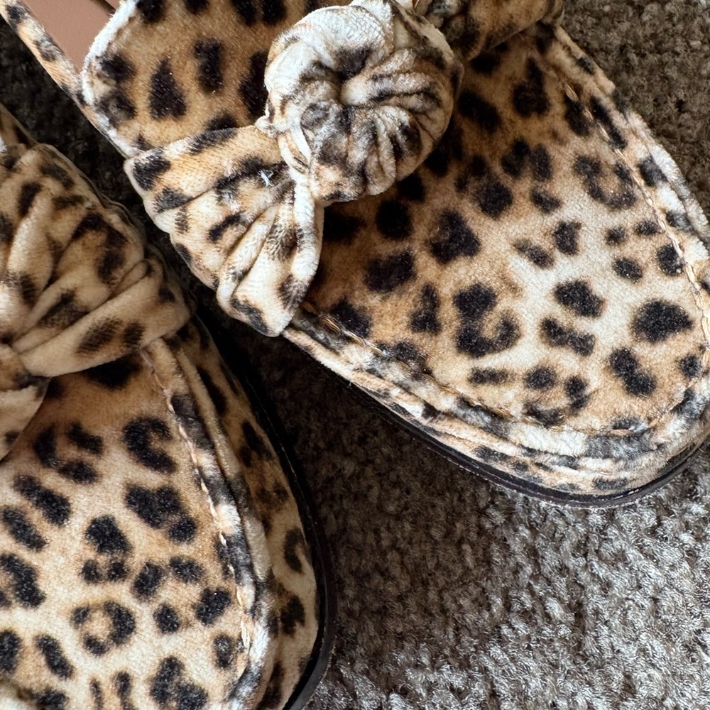 Loeffler Randall Leopard Print Flats